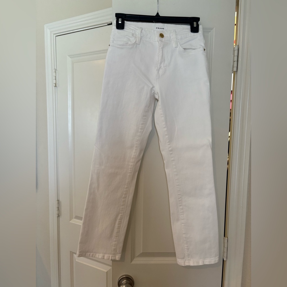 Frame le high straight leg jeans